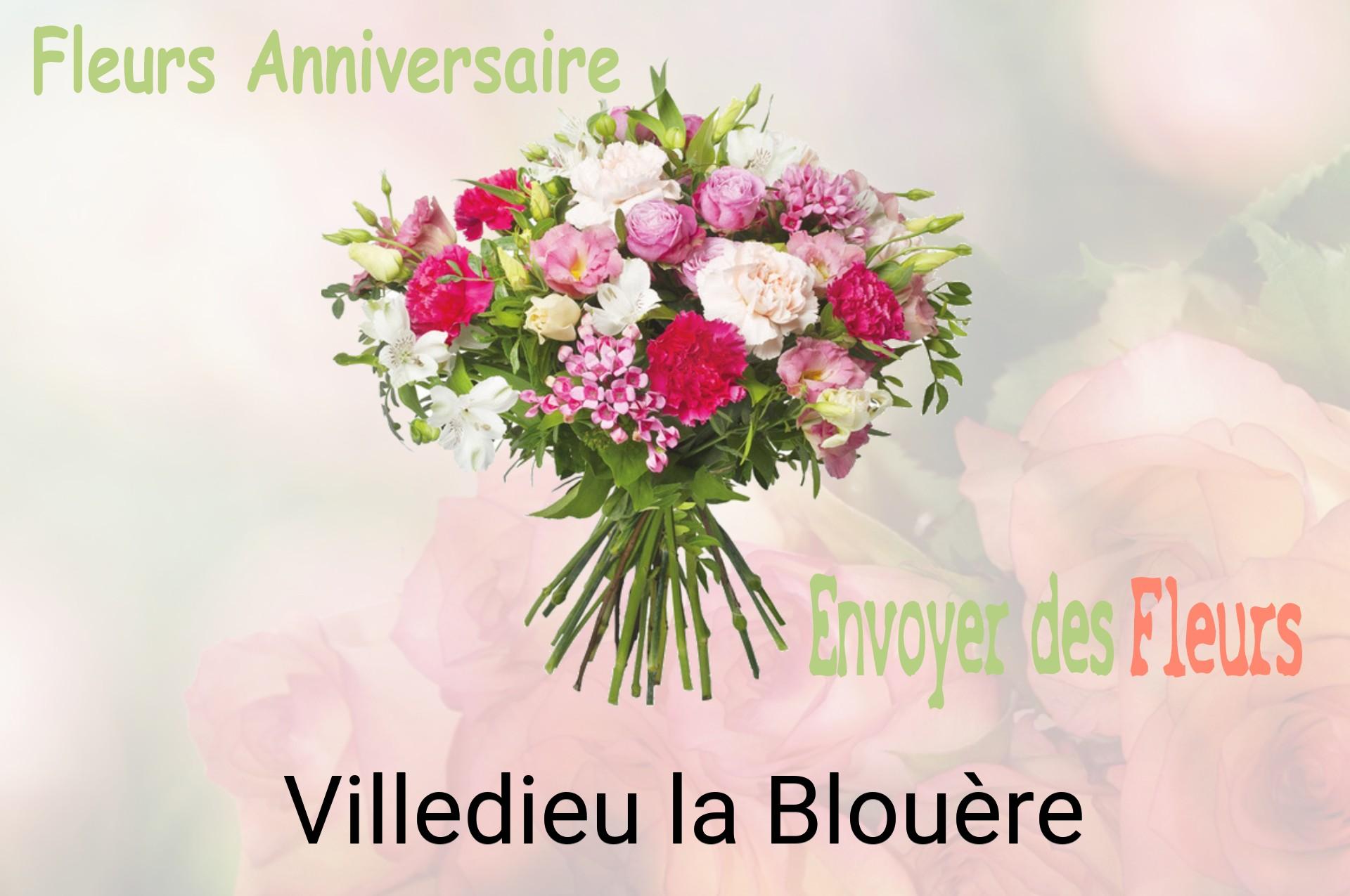 Bouquet de fleurs d’anniversaire livré à Villedieu-la-Blouère